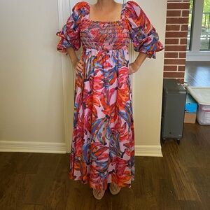 Colorful Women's Maxi Dress